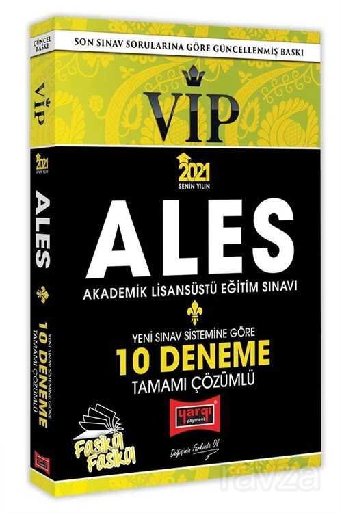 2021 ALES VIP Yeni Sınav Sistemine Göre Tamamı Çözümlü 10 Fasikül Deneme - 1
