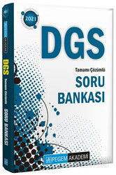2021 DGS Tamamı Çözümlü Soru Bankası - Pegem Akademi Yayıncılık (Sınav Kitapları)