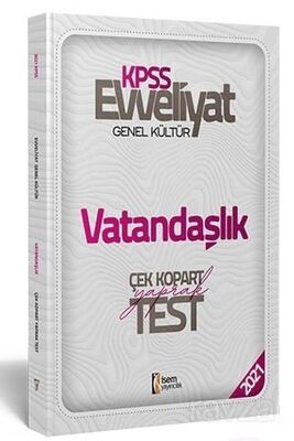 2021 Evveliyat KPSS Genel Kültür Vatandaşlık Çek Kopar Yaprak Test - 1