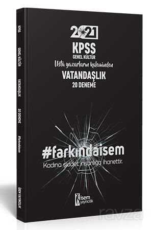 2021 Farkındaİsem KPSS Genel Kültür Vatandaşlık 20 Deneme - 1