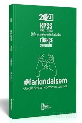 2021 Farkındaİsem KPSS Genel Yetenek Türkçe 20 Deneme - 1