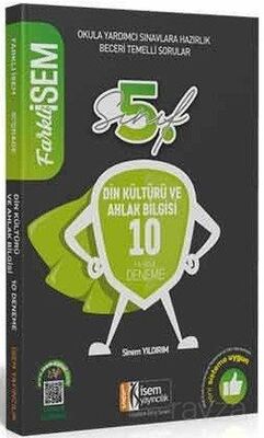 2021 Farklı İsem 5. Sınıf Din Kültürü ve Ahlak Bilgisi Tamamı Çözümlü 10 Fasikül Deneme - 1