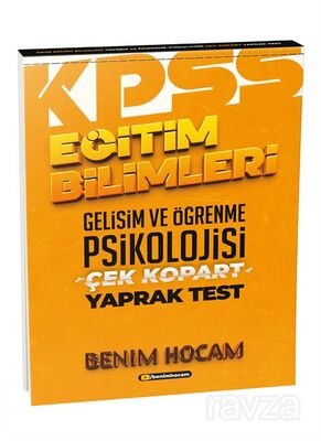 KPSS Eğitim Bilimleri Gelişim ve Öğrenme Psikolojisi Çek Kopart Yaprak Test - 1