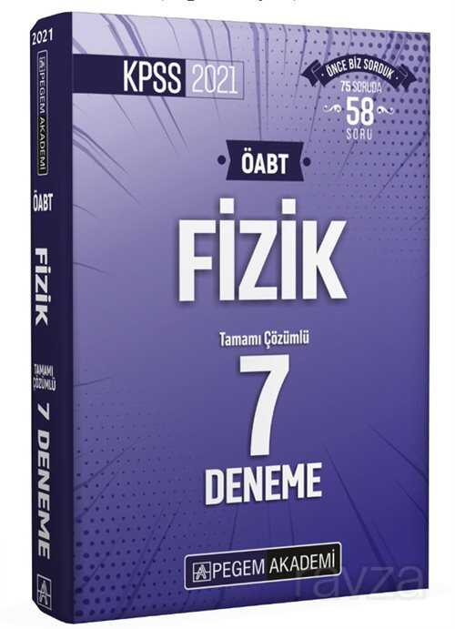 2021 KPSS ÖABT Fizik Tamamı Çözümlü 7 Deneme - 1