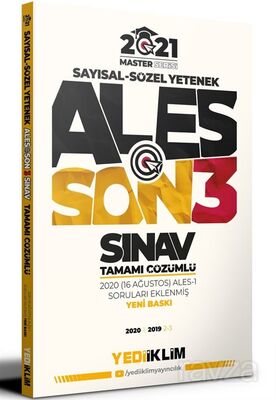 2021 Master Serisi ALES Son 3 Sınav Tamamı Çözümlü Çıkmış Sorular - 1