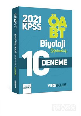 2021 ÖABT Biyoloji Öğretmenliği Tamamı Çözümlü 10 Deneme - 1