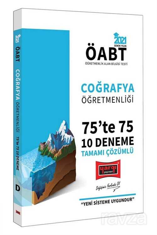 2021 ÖABT Coğrafya Öğretmenliği 75'te 75 Tamamı Çözümlü 10 Deneme Sınavı - 1