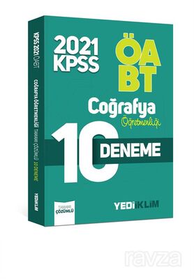 2021 ÖABT Coğrafya Öğretmenliği Tamamı Çözümlü 10 Deneme - 1