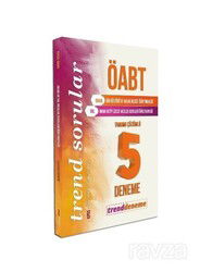 ÖABT Din Kültürü Ve Ahlak Bilgisi Tamamı Çözümlü 5 Trend Deneme - Yedi Beyza Yayınları