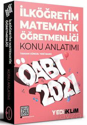 2021 ÖABT İlköğretim Matematik Öğretmenliği Konu Anlatımı - Yediiklim Yayınları