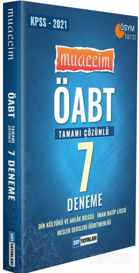 2021 ÖABT Muallim Din Kültürü ve Ahlak Bilgisi İmam Hatip Lisesi Meslek Dersleri Öğretmenliği Tamamı - DDY Yayınları