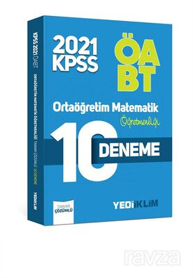 2021 ÖABT Ortaöğretim Matematik Öğretmenliği Tamamı Çözümlü 10 Deneme - 1