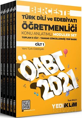 2021 ÖABT Türk Dili ve Edebiyatı Öğretmenliği Berceste Konu Anlatımlı Modüler Set - 1