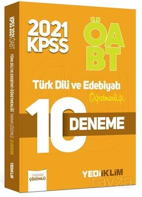 2021 ÖABT Türk Dili ve Edebiyatı Öğretmenliği Tamamı Çözümlü 10 Deneme - 1