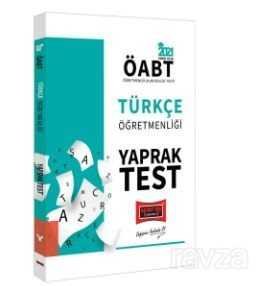 2021 ÖABT Türkçe Öğretmenliği Yaprak Test - 1