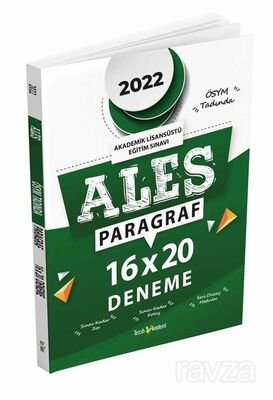 2022 ALES Paragraf Sözel Yetenek 16x20 Deneme - 1