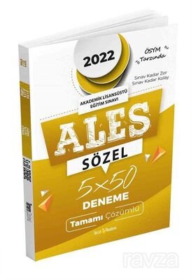2022 ALES Sözel 5 Denemetamamı Çözümlü - 1