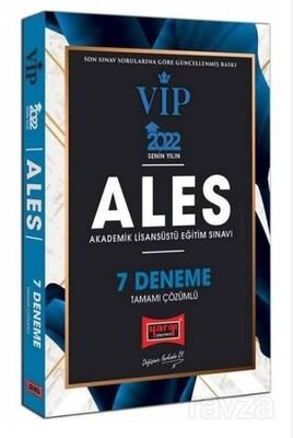 2022 ALES VIP 7 Deneme Çözümlü - 1