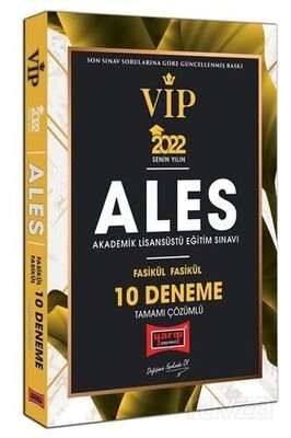 2022 ALES VIP Tamamı Çözümlü Fasikül Fasikül 10 Deneme - 1