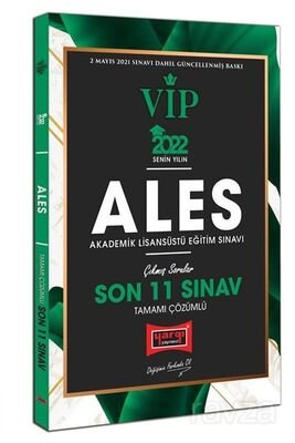 2022 ALES VIP Tamamı Çözümlü Son 11 Sınav Çıkmış Sorular - 1