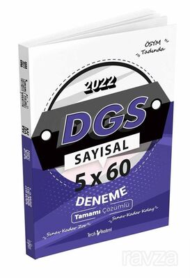 2022 DGS Sayısal 5x60 Deneme Tamamı Çözümlü - 1