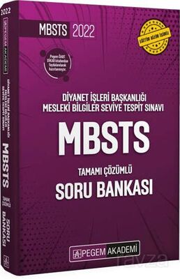 2022 Diyanet İşleri Başkanlığı Mesleki Bilgiler Seviye Tespit Sınavı MBSTS Tamamı Çözümlü Soru Banka - 1