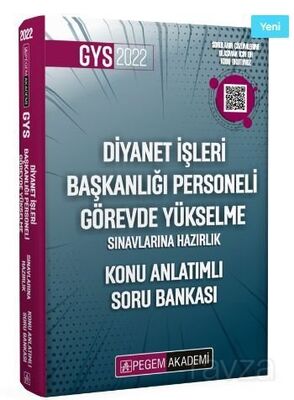 2022 Diyanet İşleri Başkanlığı Personeli Görevde Yükselme Sınavlarına Hazırlık Konu Anlatımlı Soru B - 1