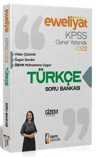2022 KPSS Evveliyat Lisans Genel Yetenek Türkçe Video Çözümlü Soru Bankası - 1