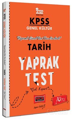 2022 KPSS Lisans Genel Kültür Tarih Yaprak Test - 1