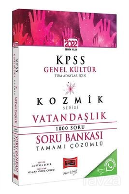 2022 KPSS Tüm Adaylar İçin Genel Kültür Kozmik Serisi Tamamı Çözümlü Vatandaşlık Soru Bankası - 1