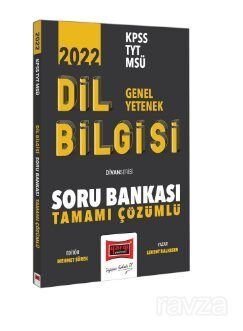 2022 KPSS TYT MSÜ Genel Yetenek Tamamı Çözümlü Divan-ı Dil Bilgisi Soru Bankası - 1