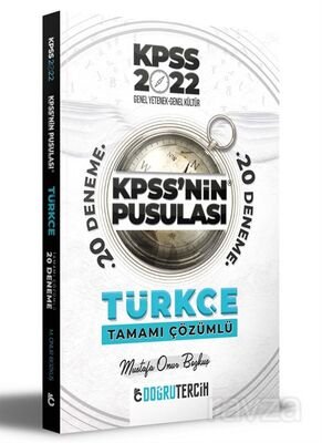 2022 KPSS'nin Pusulası Türkçe Tamamı Çözümlü 20 Deneme - 1