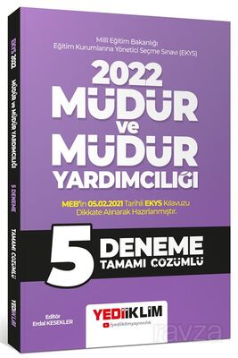 2022 MEB EKYS Müdür ve Müdür Yardımcılığı Tamamı Çözümlü 5 Deneme - 1