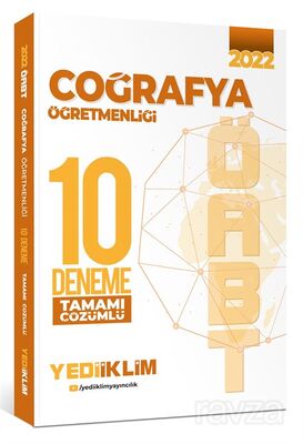 2022 ÖABT Coğrafya Öğretmenliği Tamamı Çözümlü 10 Deneme - 1