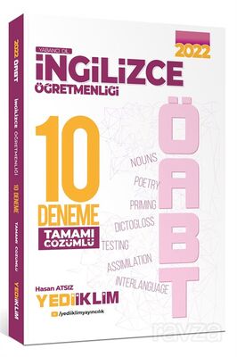 2022 ÖABT İngilizce Öğretmenliği Tamamı Çözümlü 10 Deneme - 1