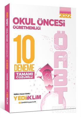 2022 ÖABT Okul Öncesi Öğretmenliği Tamamı Çözümlü 10 Deneme - 1