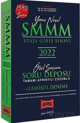 2022 SMMM Staja Giriş Sınavı Tamamı Ayrıntılı Çözümlü Özel Seçim Soru Deposu +3 Fasikül Deneme - 1