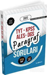 2022 TYT KPSS ALES DGS Paragraf Soruları - 1