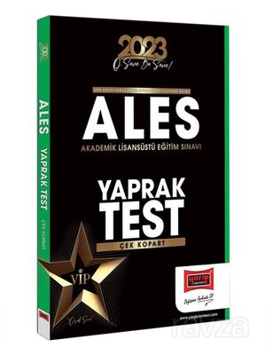 2023 ALES Çek Kopart Yaprak Test - 1