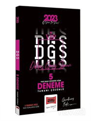 2023 DGS Tamamı Çözümlü 5 Deneme - Yargı Yayınevi (Ankara)
