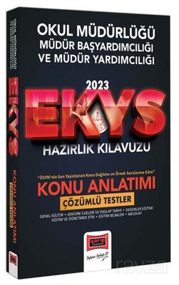 2023 EKYS Okul Müdürlüğü, Müdür Başyardımcılığı ve Müdür Yardımcılığı Konu Anlatımı ve Çözümlü Testl - 1