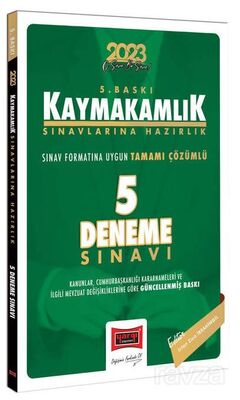 2023 Kaymakamlık Sınavlarına Hazırlık Tamamı Çözümlü 5 Deneme Sınavı - 1