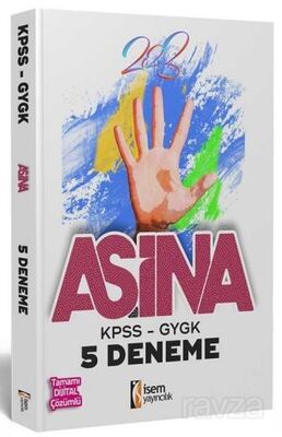 2023 KPSS Aşina Genel Yetenek Genel Kültür 5 Deneme - 1