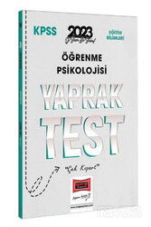 2023 KPSS Eğitim Bilimleri Öğrenme Psikolojisi Yaprak Test - Yargı Yayınevi (Ankara)