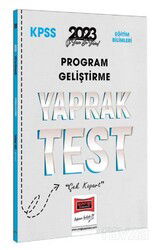 2023 KPSS Eğitim Bilimleri Program Geliştirme Yaprak Test - Yargı Yayınevi (Ankara)