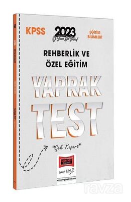 2023 KPSS Eğitim Bilimleri Rehberlik ve Özel Eğitim Yaprak Test - 1