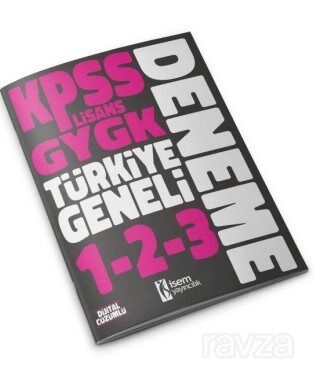 2023 KPSS Lisans GYGK Türkiye Geneli Deneme Seti 1-2-3 - 1