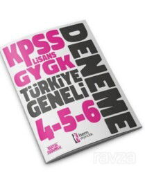 2023 KPSS Lisans GYGK Türkiye Geneli Deneme Seti 4-5-6 - İsem Kitap
