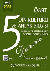 2023 KPSS ÖABT Din Kültürü ve Ahlak Bilgisi 5 Deneme - Öğreti Akademi