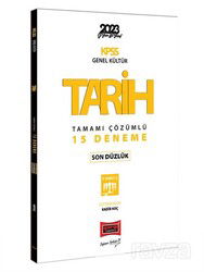 2023 KPSS Tarih Son Düzlük 5 Yargıç Tamamı Çözümlü 15 Deneme - Yargı Yayınevi (Ankara)